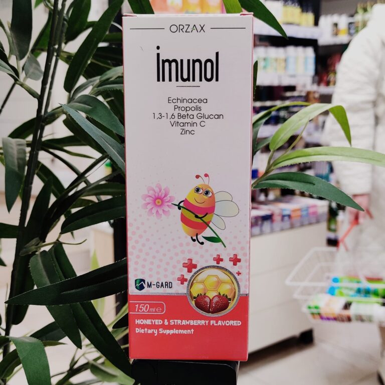 Сироп Imunol Клубника для улучшения работы иммунной системы, 150 мл, ORZAX