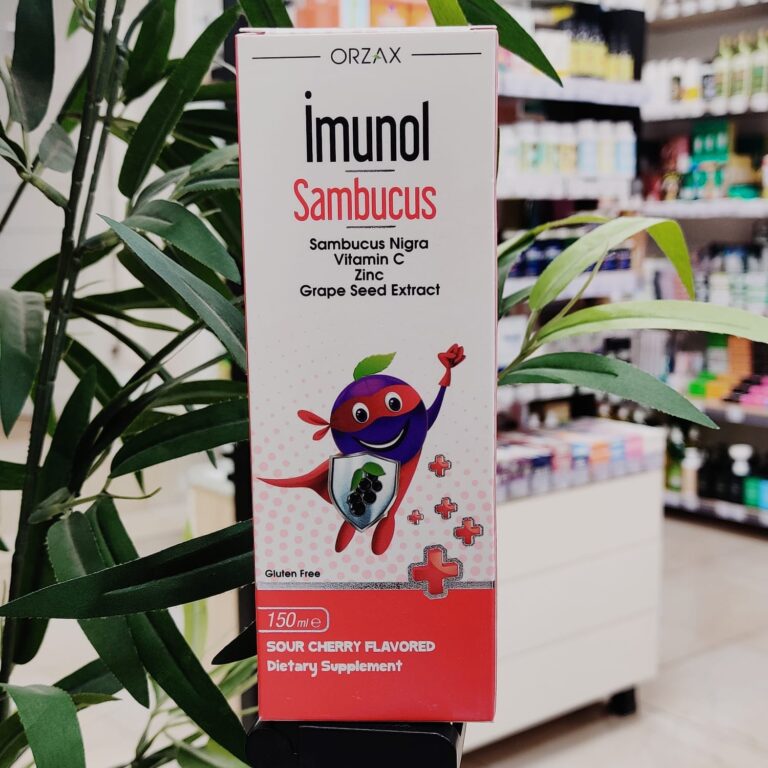 Сироп Imunol Sambucus для улучшения работы иммунной системы, 150 мл, ORZAX
